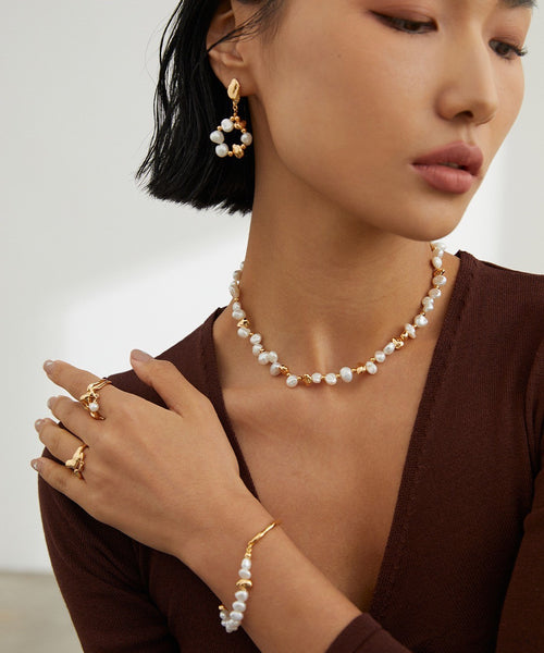 HALF & HALF PETALS CUFF