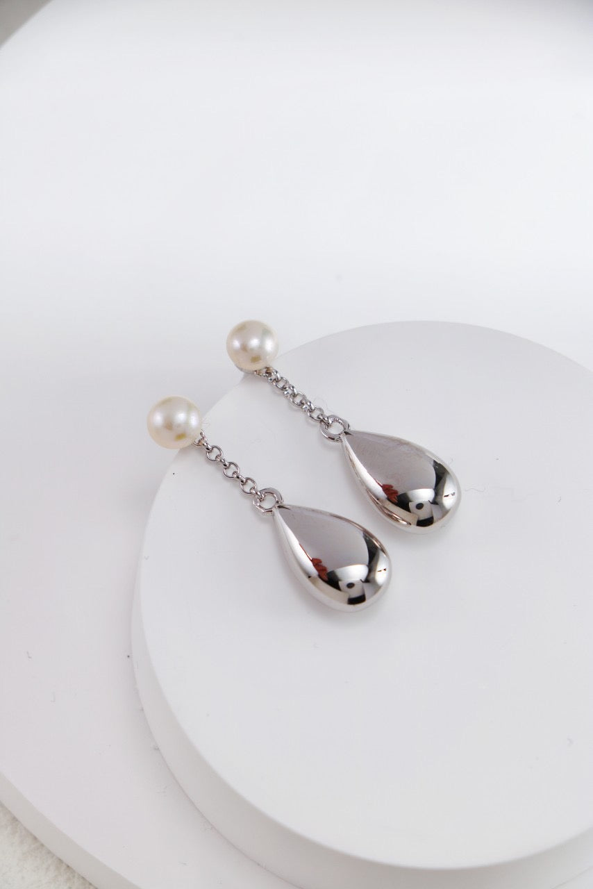 THE METALLIC DROP EARRINGS (E-00008)